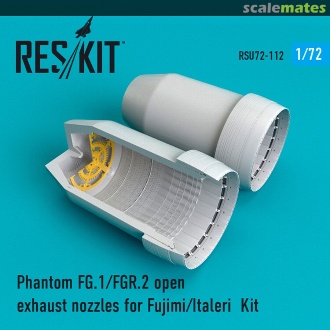 Boxart Phantom FG.1/FGR.2 open exhaust nozzles RSU72-0112 ResKit