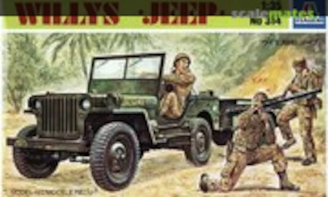 1:35 Willys Jeep (Italeri 314)