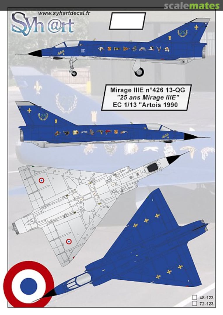 Boxart Mirage IIIE 72-123 Syhart