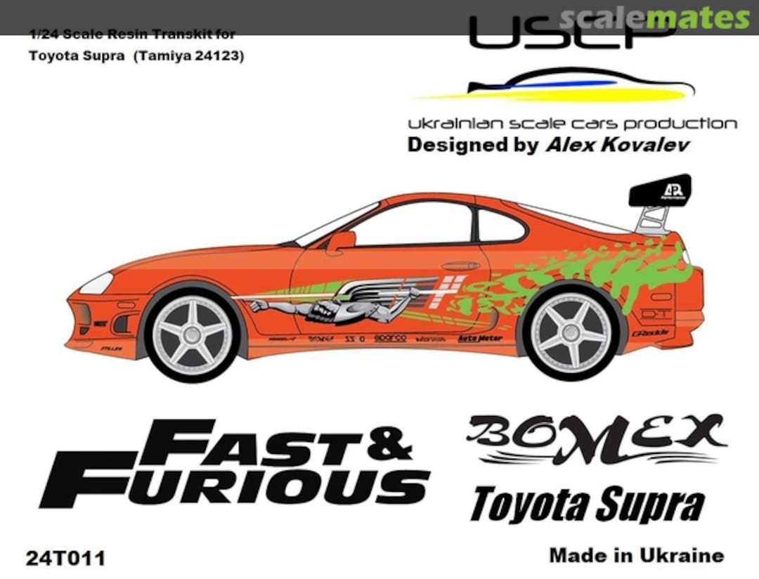 Boxart Toyota Supra, Bomex, Fast & Furious 24T011 USCP