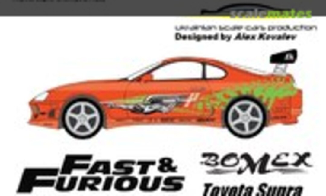 1:24 Toyota Supra, Bomex, Fast &amp; Furious (USCP 24T011)