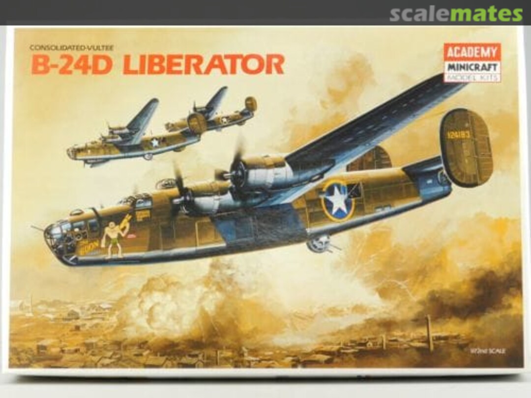 Boxart B-24D Liberator 1692 Academy/Minicraft