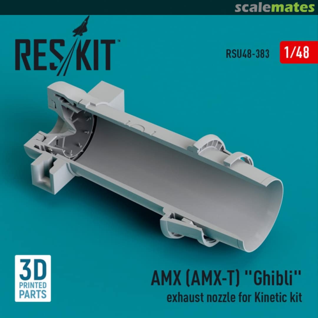 Boxart AMX (AMX-T) Ghibli exhaust nozzle (3D Printed) RSU48-0383 ResKit