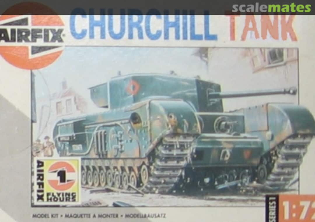 Boxart Churchill Tank 01304 Airfix