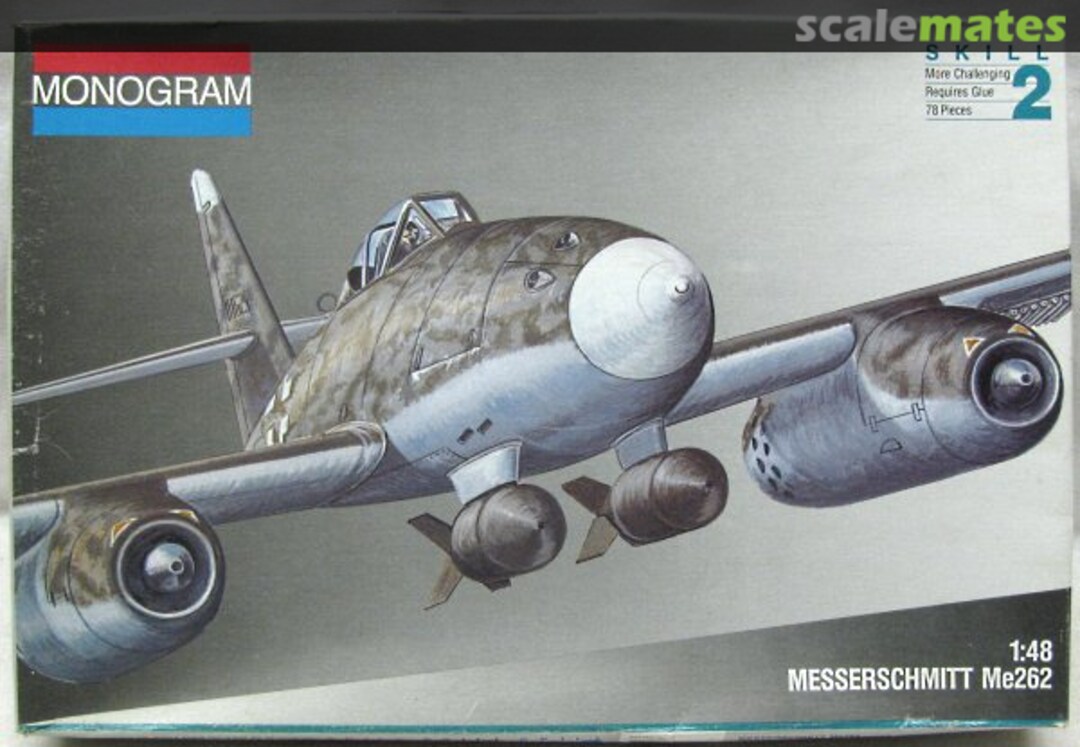 Boxart Messerschmitt Me262 5453 Monogram