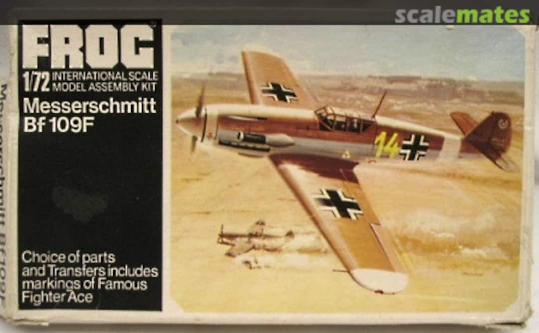 Boxart Messerschmitt Bf109F F192 FROG