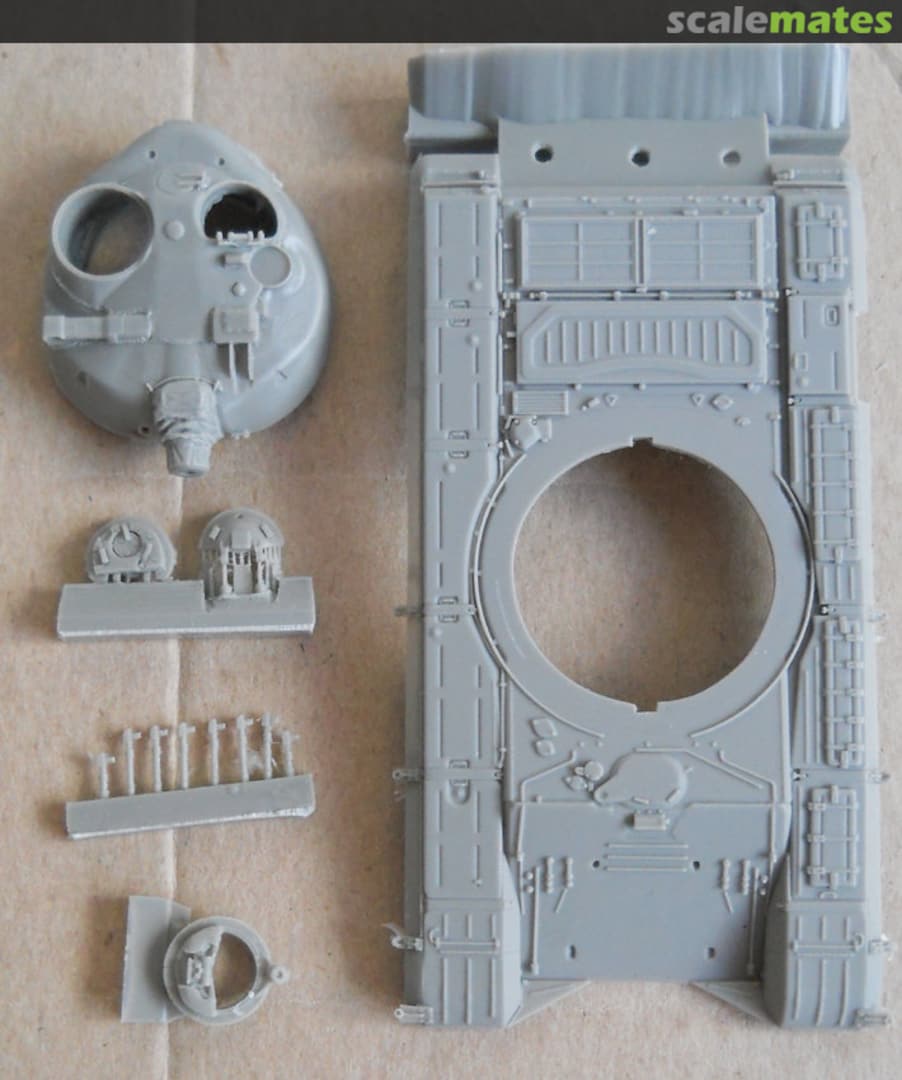 Boxart T-72 URAL turret + top hull part tgt006 Tankograd