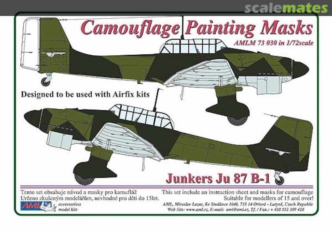 Boxart Camouflage Painting Masks AMLM 73 030 AML