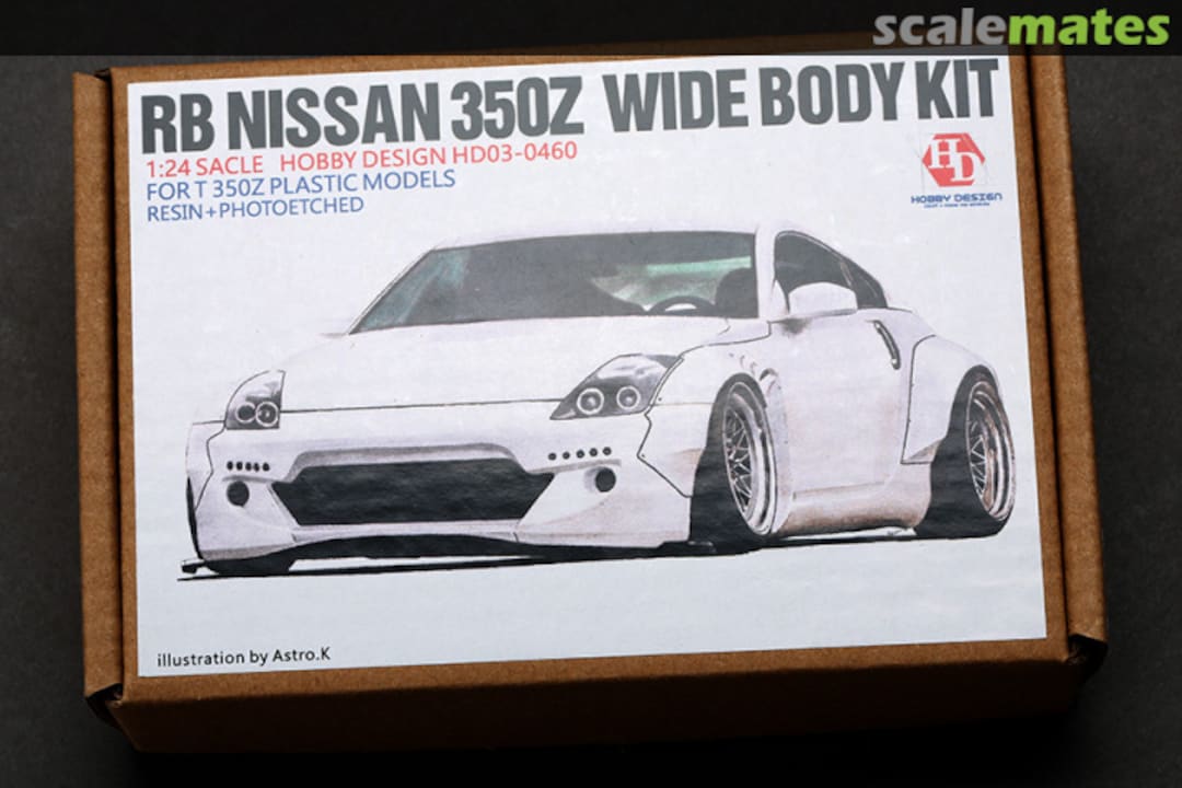 Boxart RB Nissan 350Z Wide Body Kit HD03-0460 Hobby Design