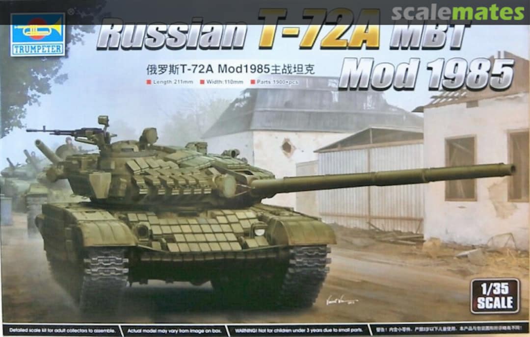 Boxart T-72A MBT 09548 Trumpeter