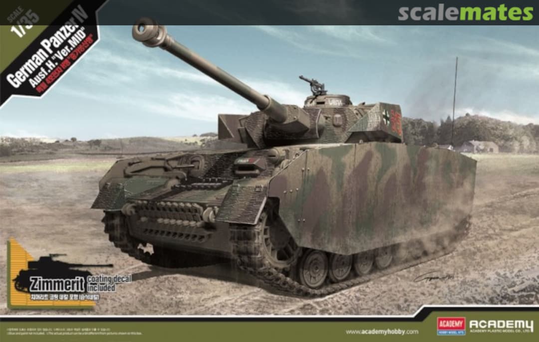 Boxart Panzer IV Ausf. H "Ver.Mid" 13516 Academy