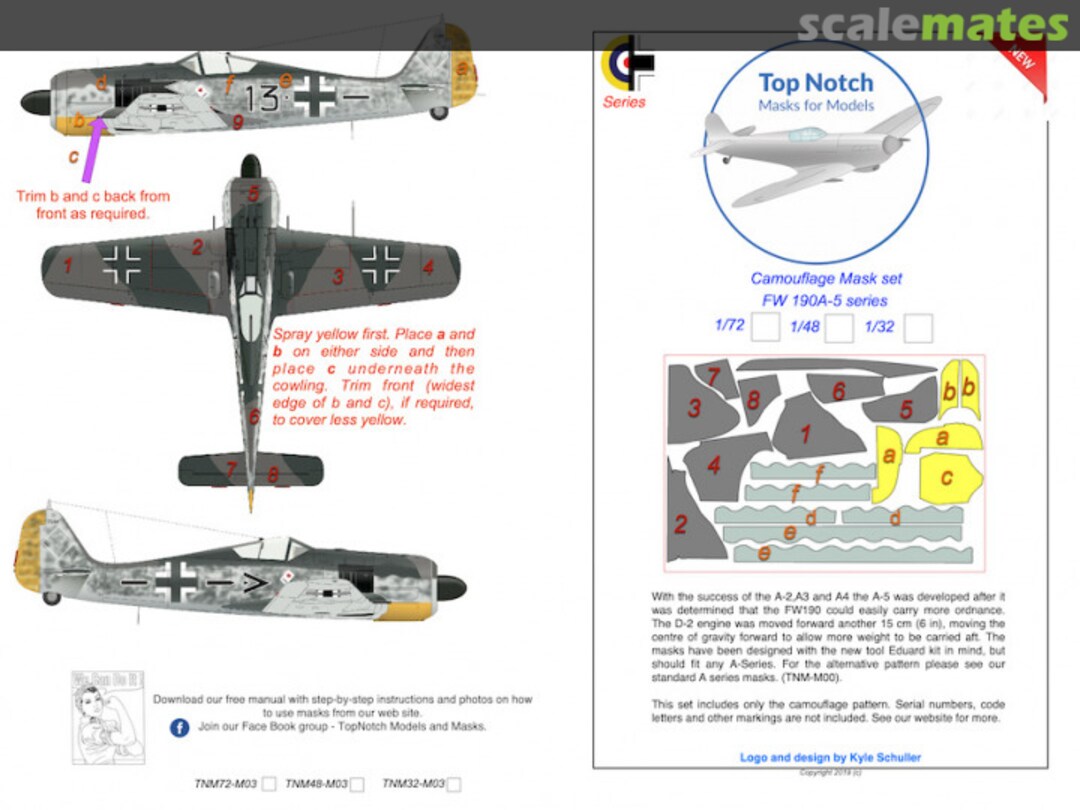 Boxart FW190A-5 Series TNM72-M03 TopNotch