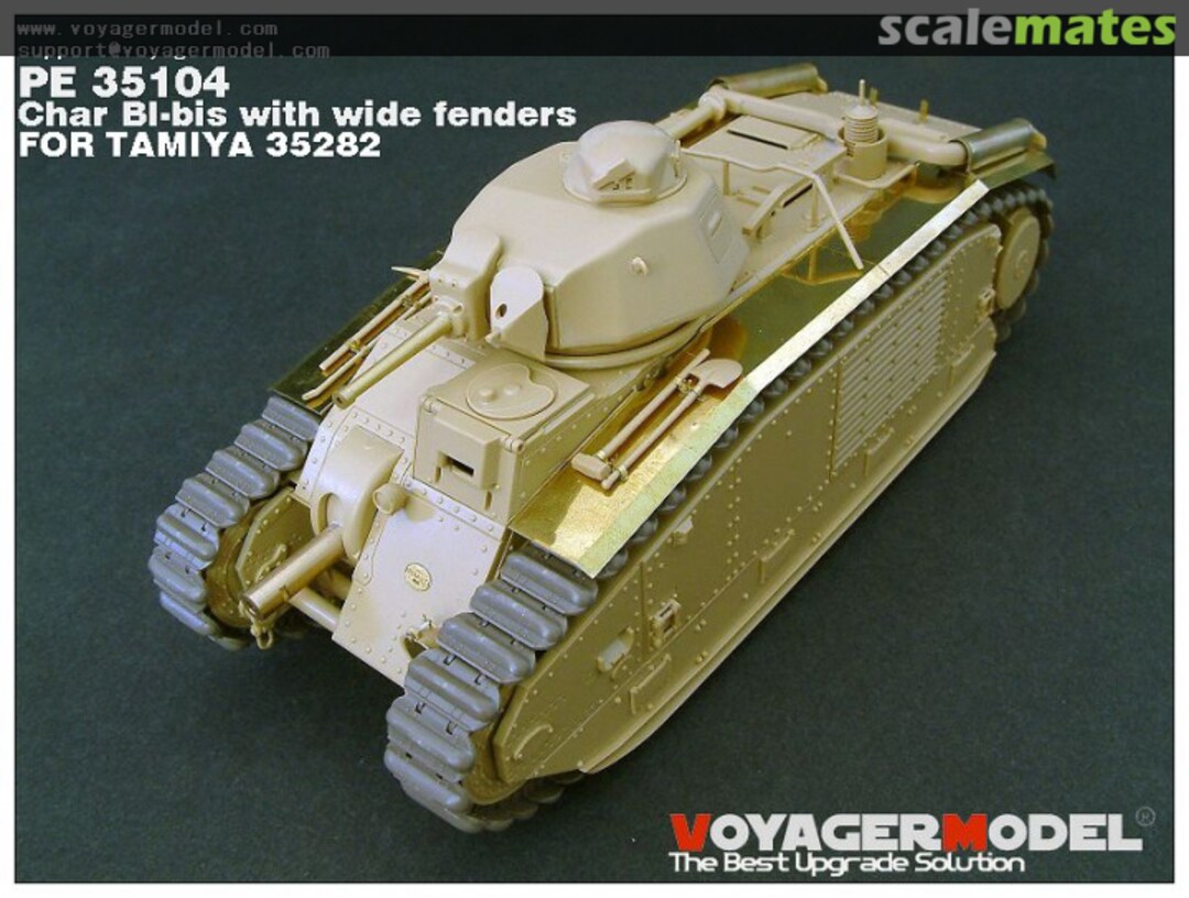 Boxart Char B1 bis with wide fenders PE35104 Voyager Model