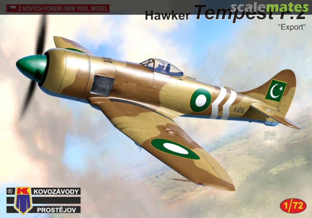 Boxart Hawker Tempest F.2 KPM0226 Kovozávody Prostějov