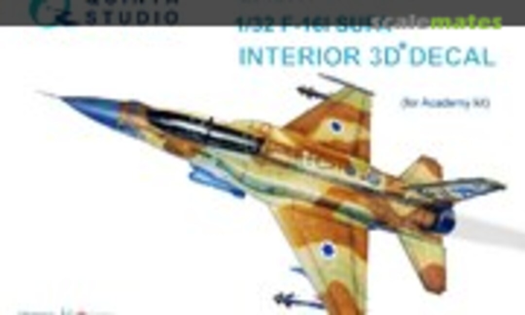 1:32 F-16I Sufa - interior 3D decals (Quinta Studio QD32031)