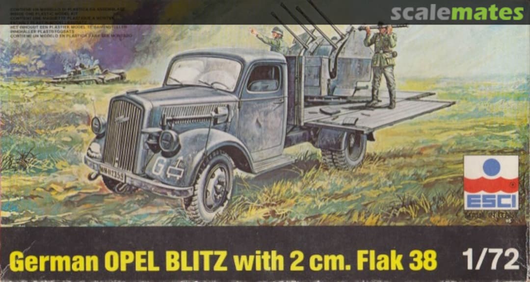 Boxart Opel Blitz with 2 cm Flak 38 8052 ESCI