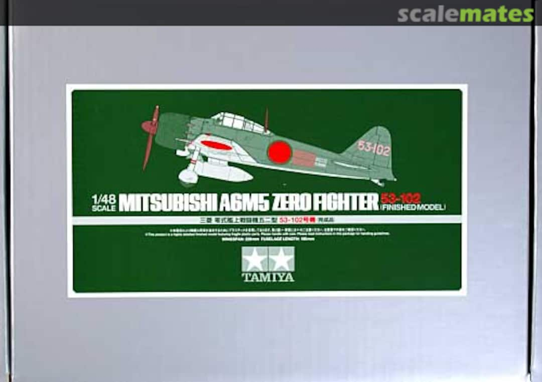 Boxart Mitsubishi A6M5 Zero Fighter 53-102 21075 Tamiya