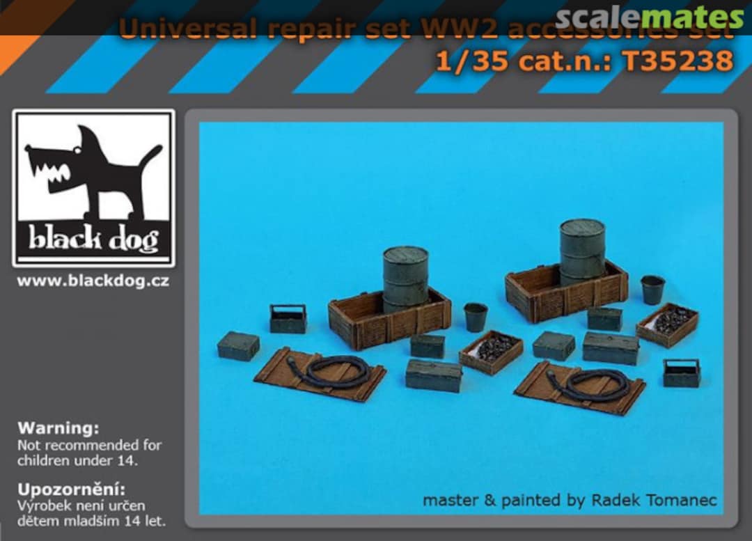 Boxart Universal repair set WW II accesssories set T35238 Black Dog