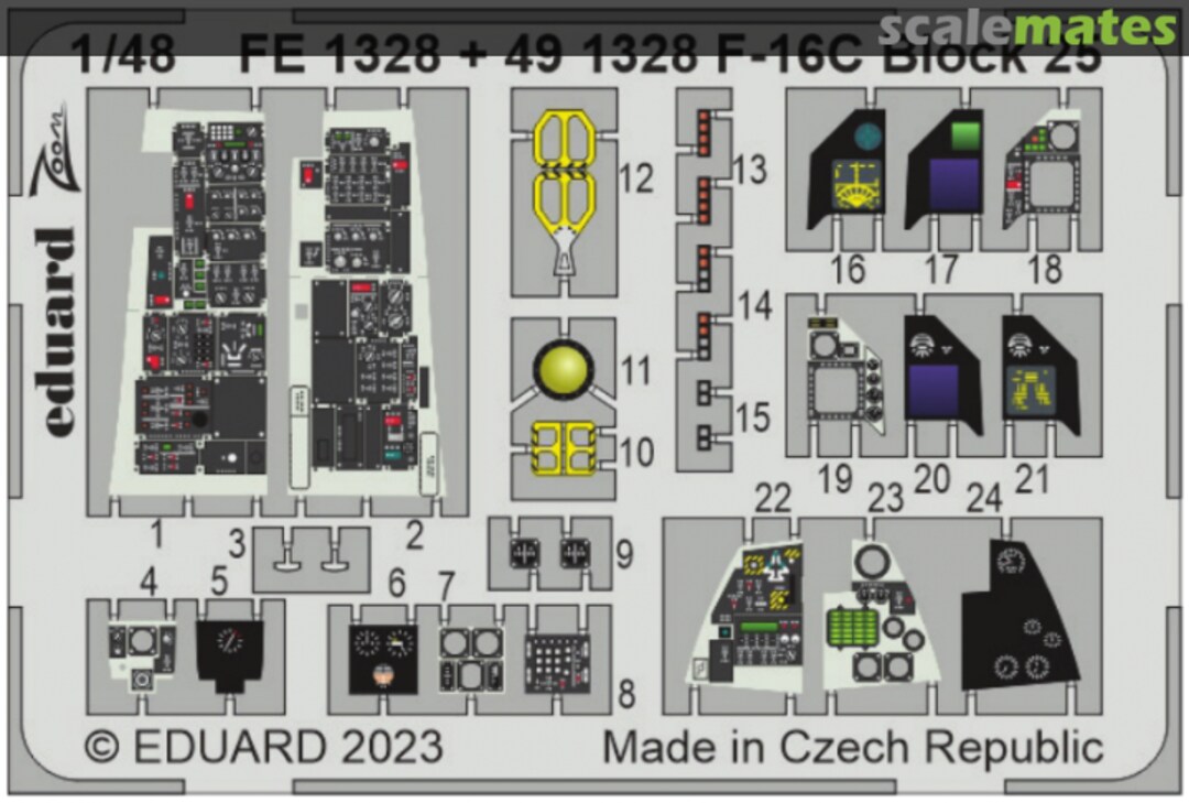 Boxart F-16C Block 25 FE1328 Eduard