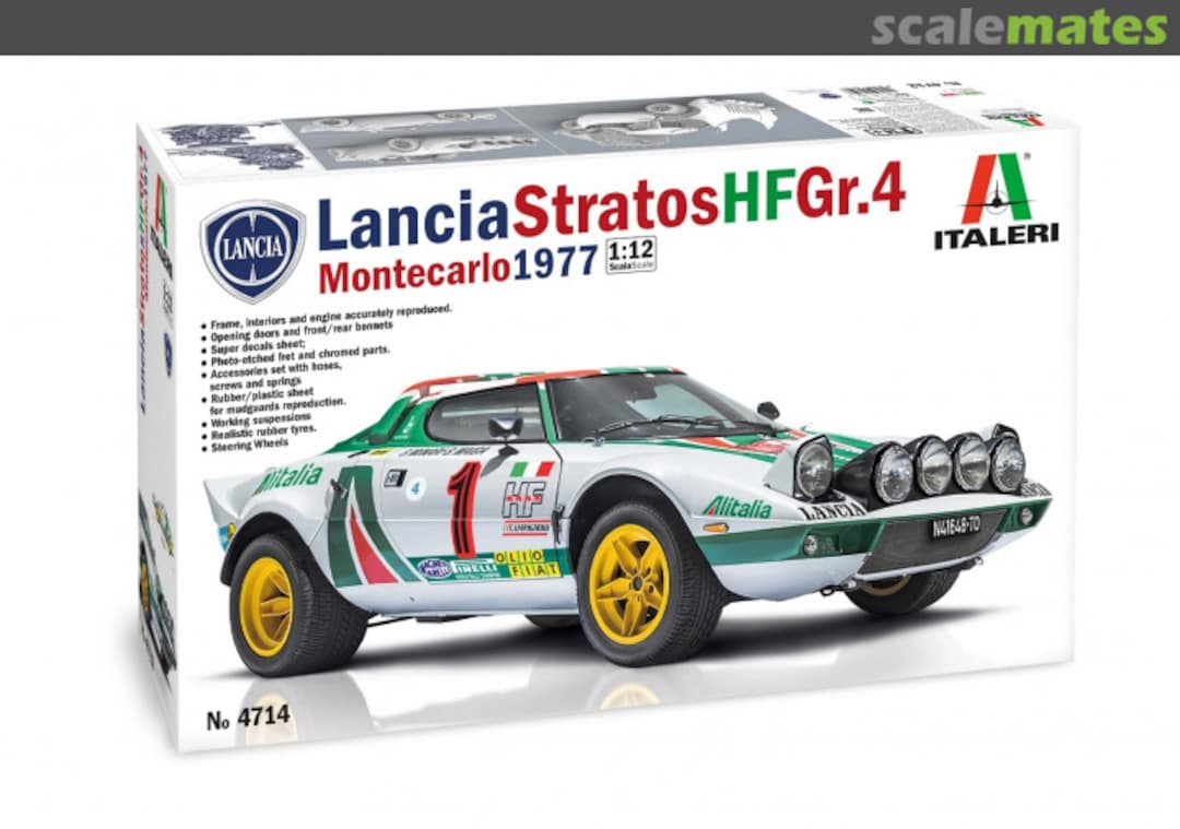 Boxart Lancia Stratos HF Gr.4 4714 Italeri