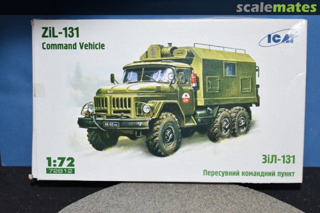 Boxart ZiL-131 Command Vehicle 72812 ICM