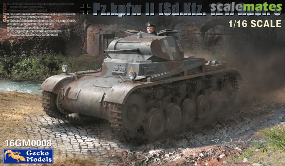 Boxart Pz.Kpfw. II (Sd.Kfz.121) Ausf.c 16GM0008 Gecko Models