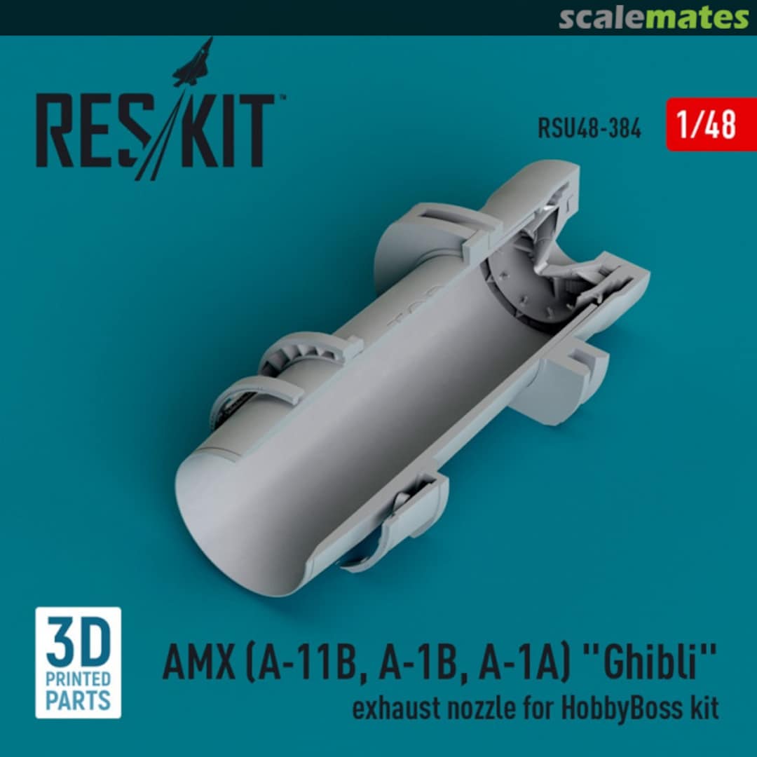 Boxart AMX (A-11B, A-1B, A-1A) Ghibli exhaust nozzle (3D Printed) RSU48-0384 ResKit