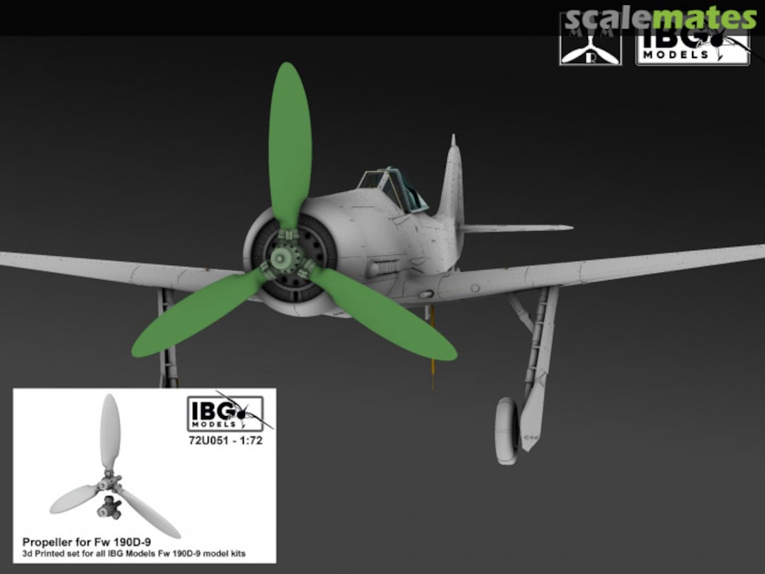 Boxart Propeller for Fw-190D-9 72U051 IBG Models