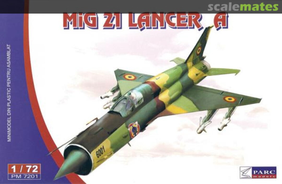 Boxart MiG-21 Lancer A PM 7201 Parc Models