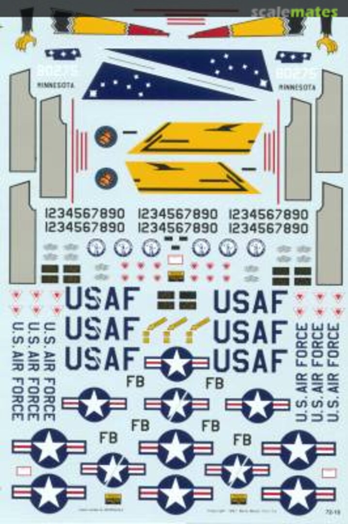 Boxart F-101B Voo Doo's 72-10 Experts-Choice Decal