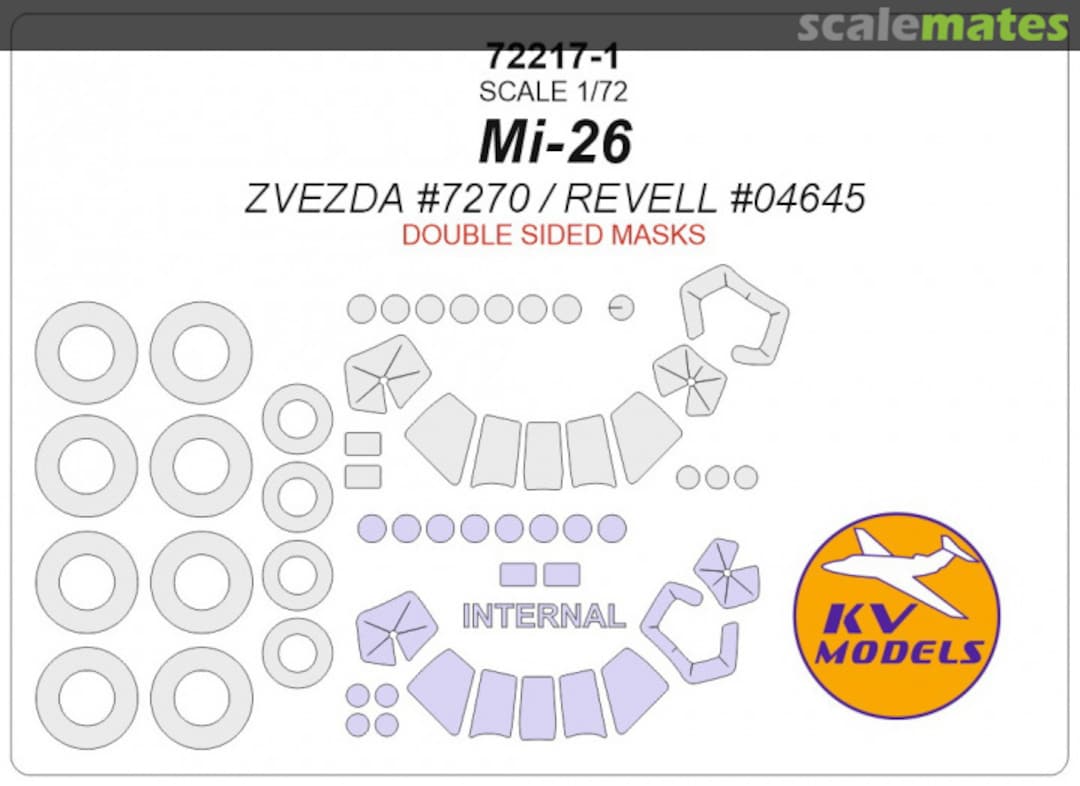 Boxart Mi-26 (Double sided masks) 72217-1 KV Models