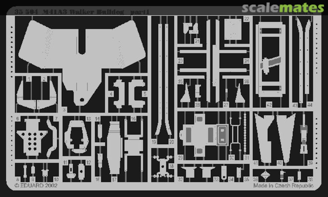 Boxart M41A3 Walker Bulldog 35504 Eduard