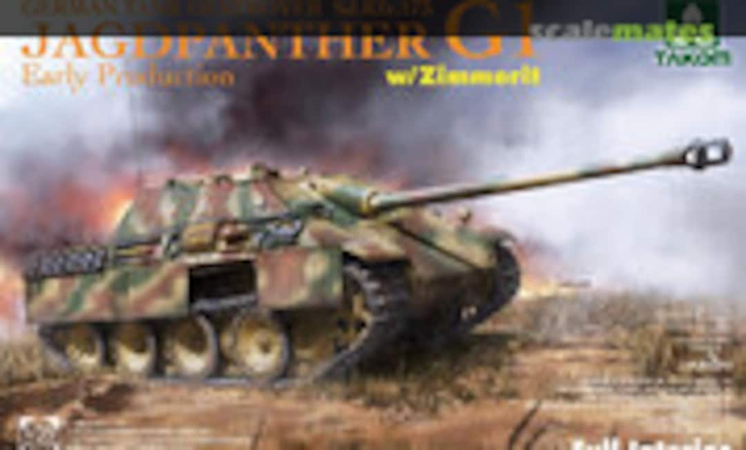 1:35 Jagdpanther G1 Full Interior &amp; Zimmerit (Takom 2125)