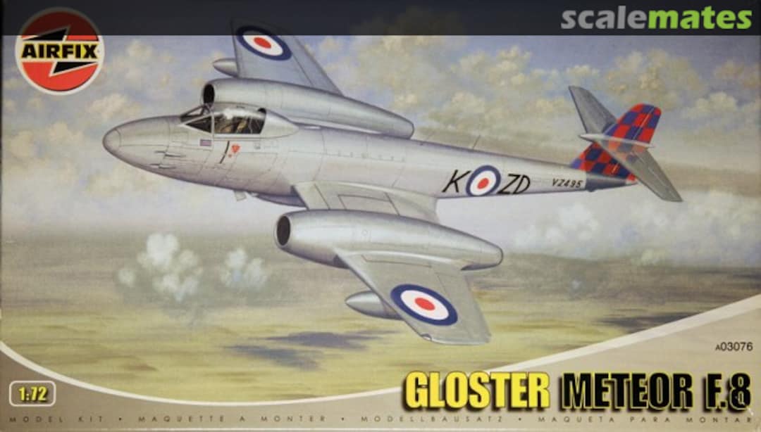 Boxart Gloster Meteor F.8 A03076 Airfix