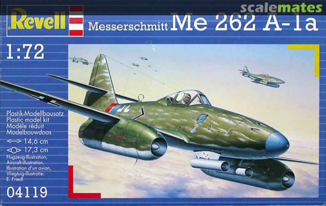 Boxart Messerschmitt Me 262 A-1a 04119 Revell