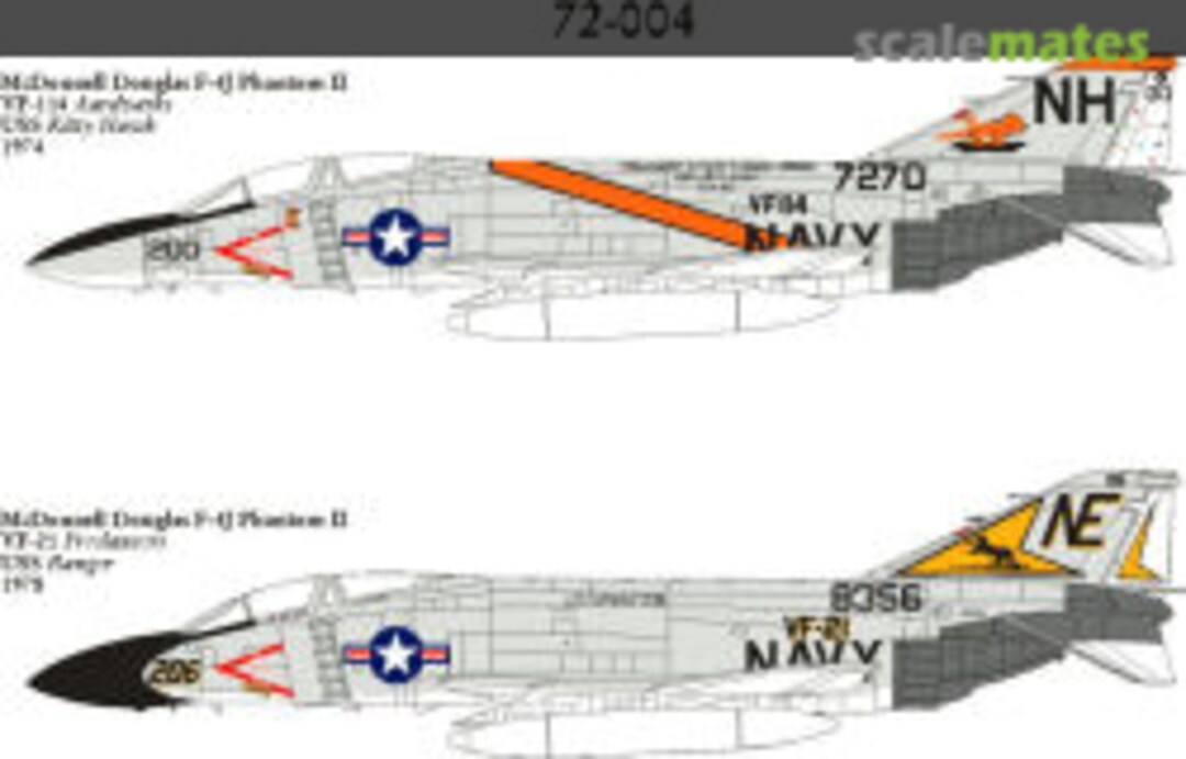 Boxart F-4J Phantoms VF-21 & VF-114 72-004 CAM