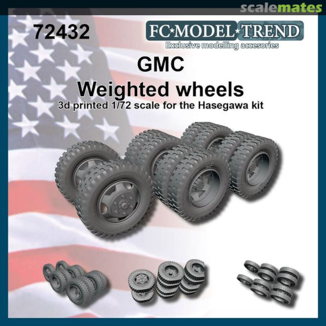 Boxart GMC weighted wheels 72432 FC Model Trend