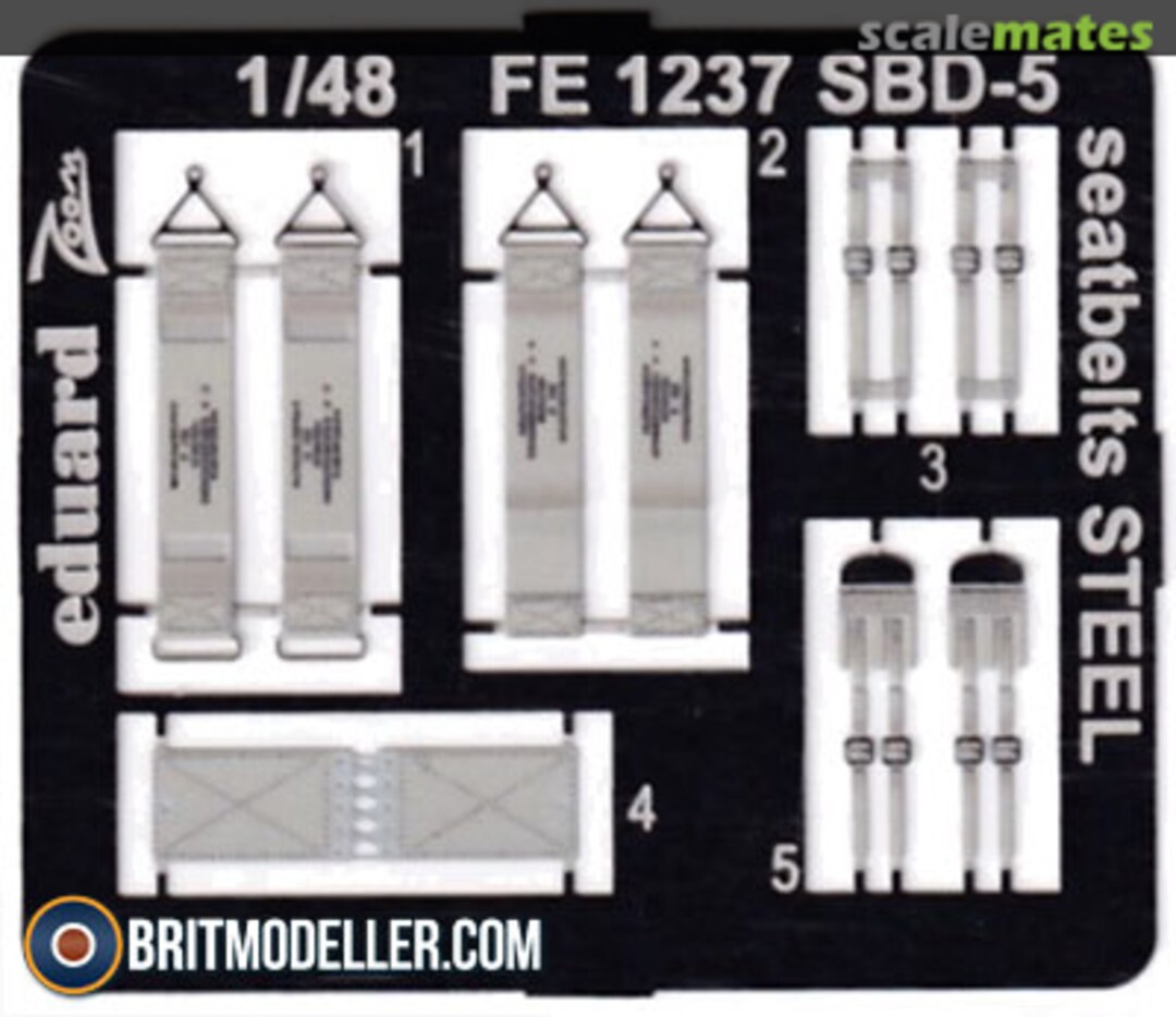 Boxart SBD-5 seatbelts FE1237 Eduard