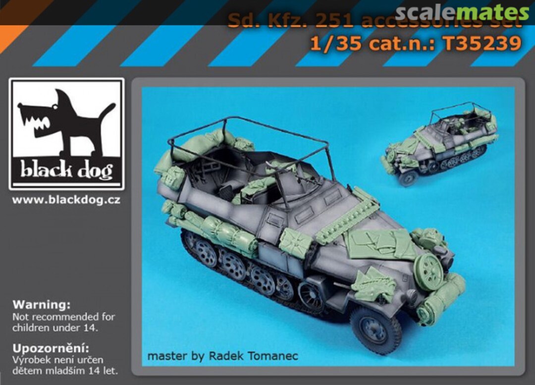 Boxart Sd.Kfz. 251 accessories set T35239 Black Dog