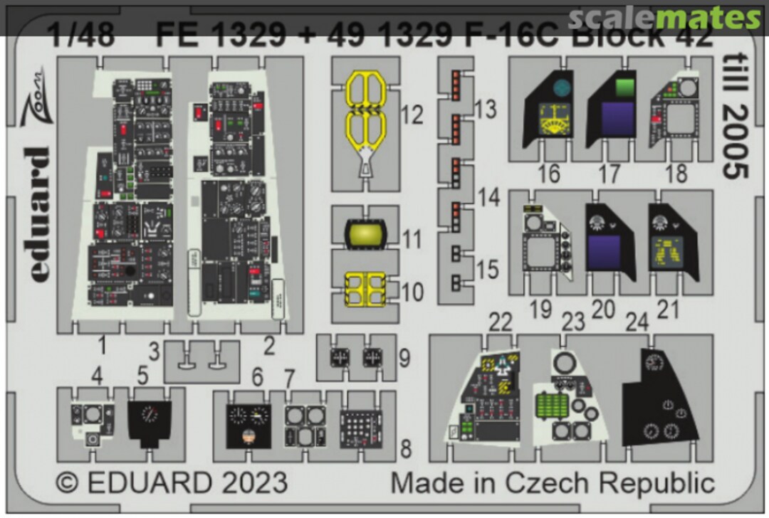 Boxart F-16C Block 42 till 2005 FR1329 Eduard