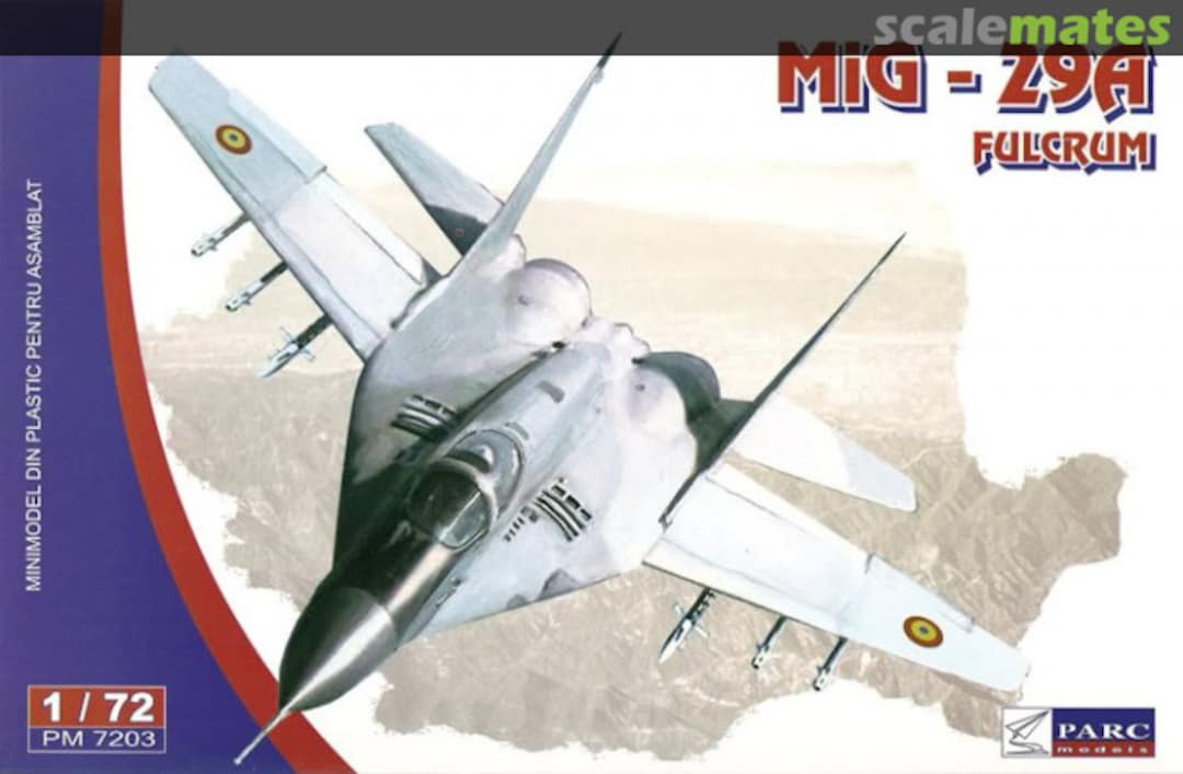 Boxart MiG-29A Fulcrum PM 7203 Parc Models