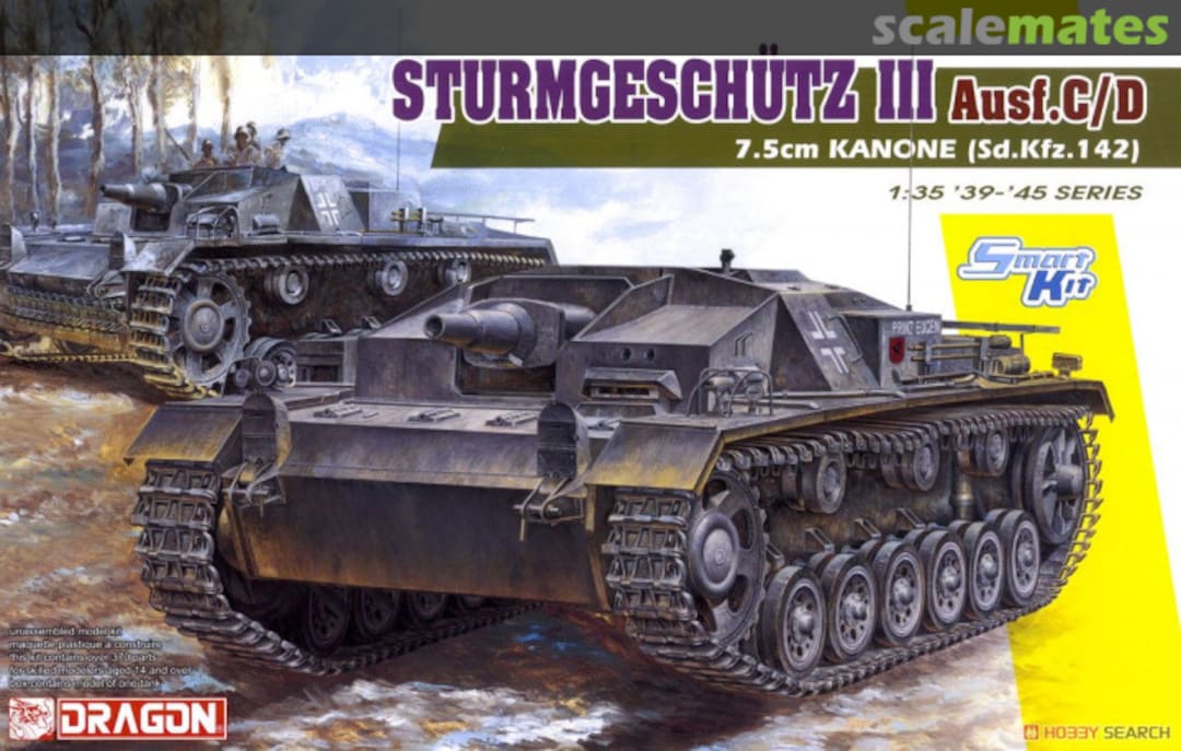 Boxart Sturmgeschütz III Ausf. C/D 6851 Dragon