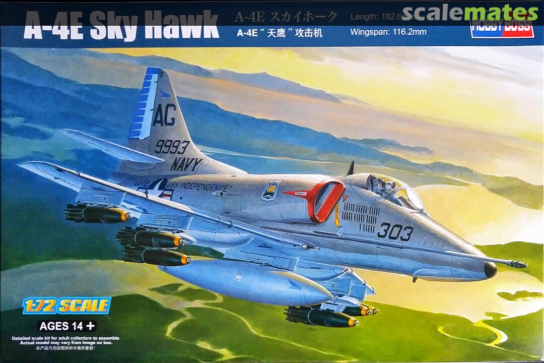 Boxart A-4E Sky Hawk 87254 HobbyBoss