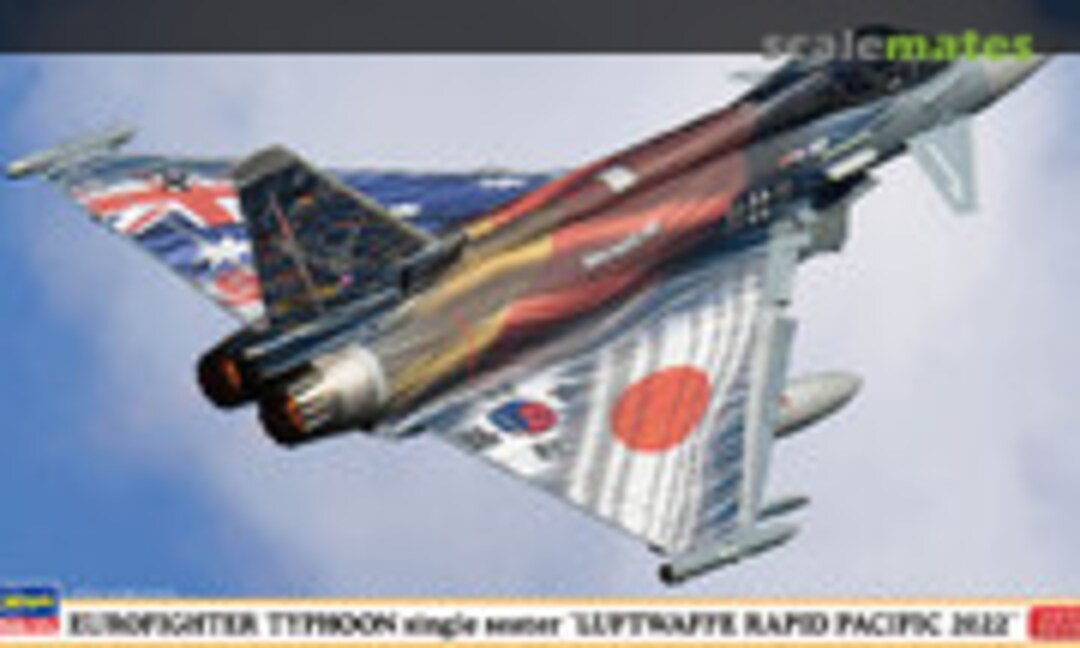 1:72 Eurofighter Typhoon single seater `Luftwaffe Rapid Pacific 2022´ (Hasegawa 02430)