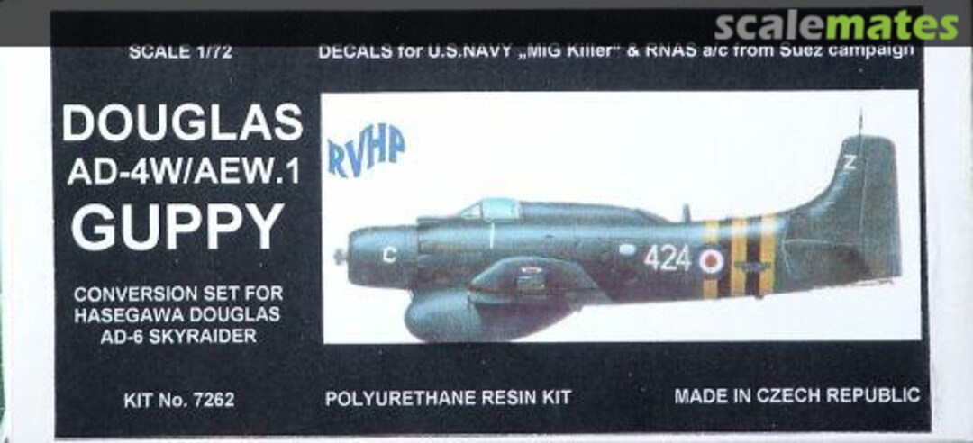 Boxart Douglas AD-4W/AEW.1 Guppy 7262 RVHP