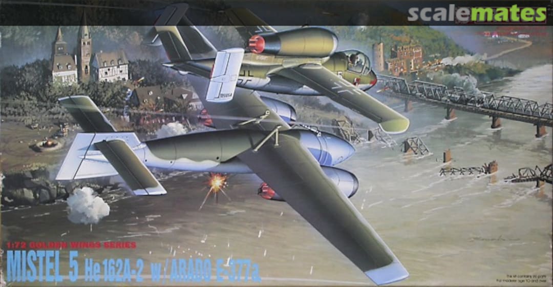 Boxart Mistel 5 He162A-2 w/Arado E-377a 5002 Dragon