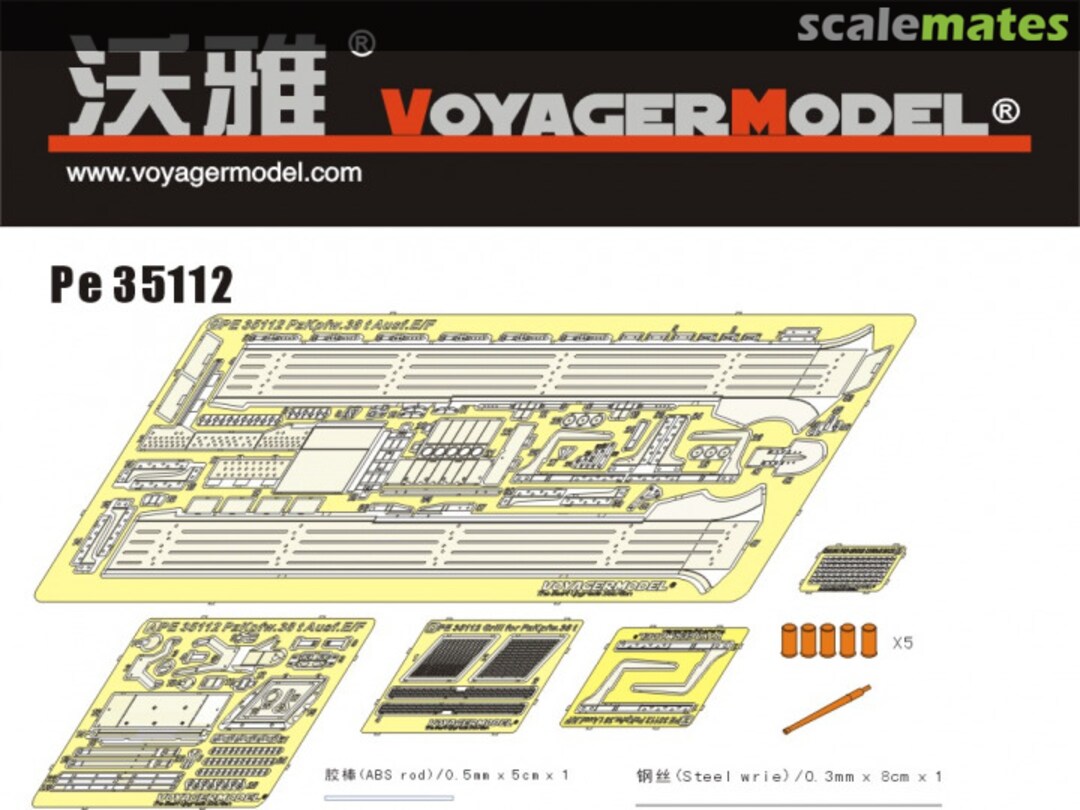 Contents Pz.Kpfw 38(t) Ausf. E/F PE35112 Voyager Model