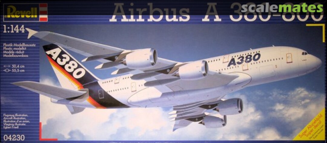 Boxart Airbus A380-800 04230 Revell