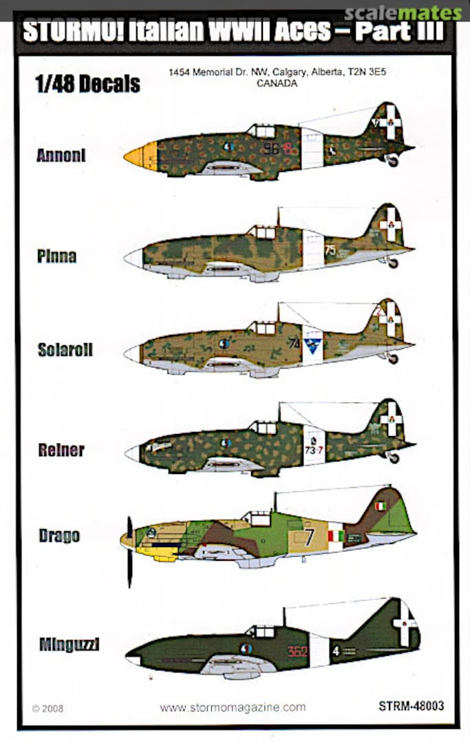 Boxart Italian WWII Aces - Part III STRM-48003 Stormo!