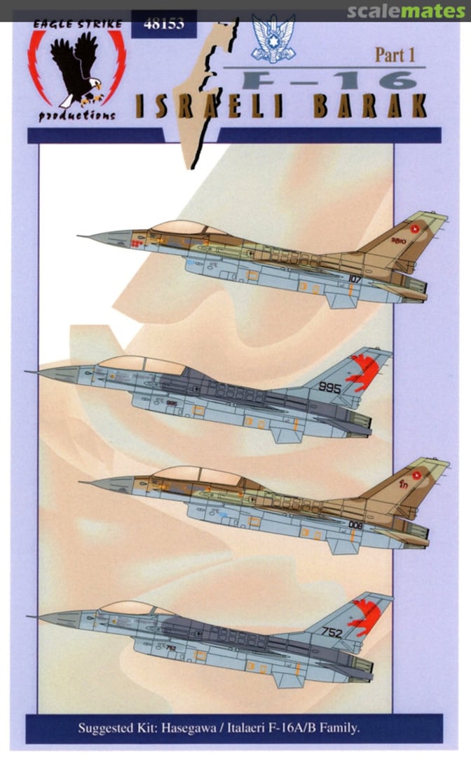 Boxart F-16 Israeli Barak 48153 Eagle Strike Productions